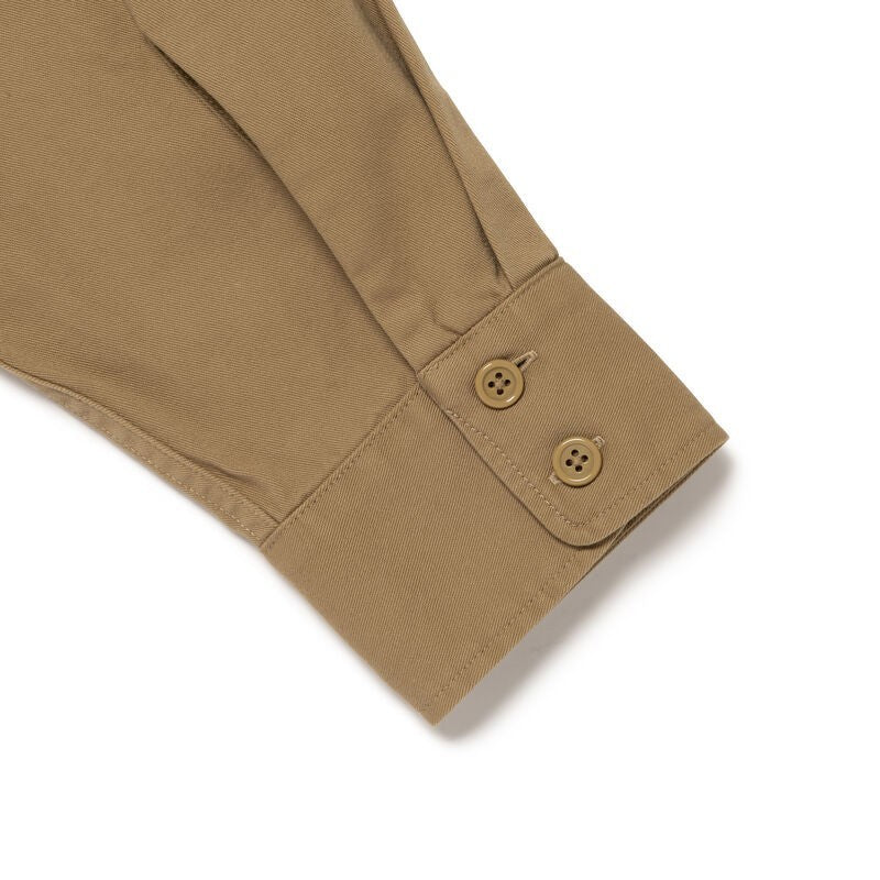 HUMAN MADE Twill Epaulette Shirt Beige