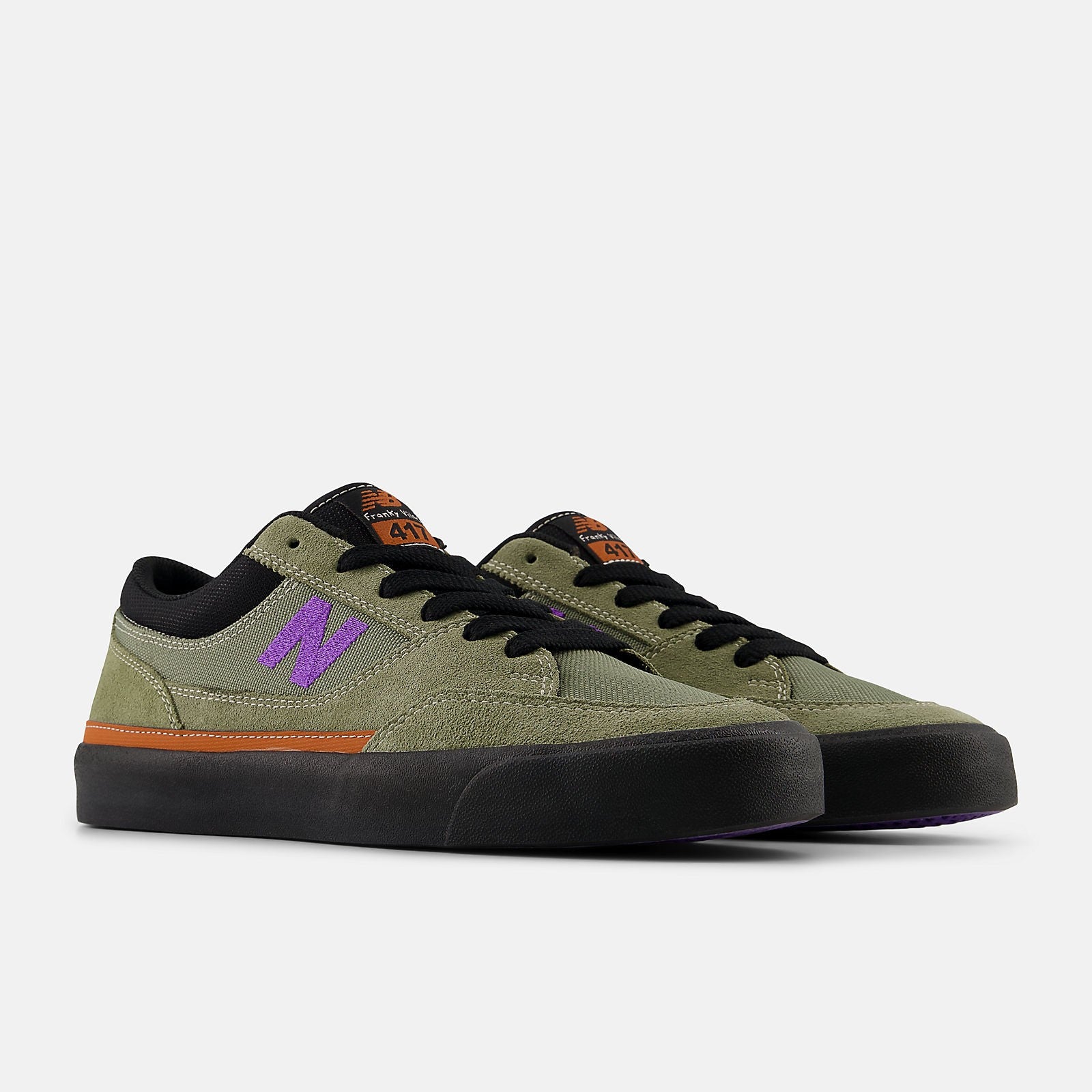 UN417FWM New Balance NB Numeric Franky Villani 417 Low Dark Olivine (Men's)