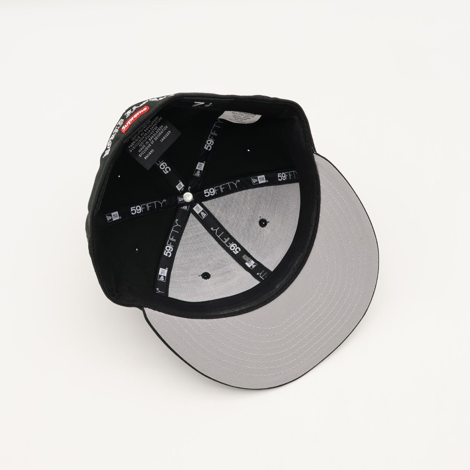 Supreme Gold Cross S Logo New Era Black