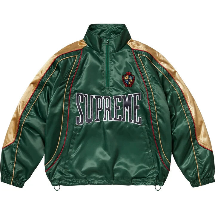 Supreme Satin Piping Pullover Green
