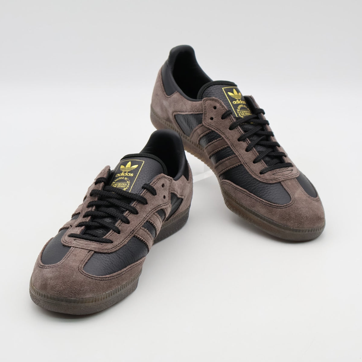 IF9235 Kader Sylla adidas Originals Samba ADV Core Black Brown Gum (Men's)