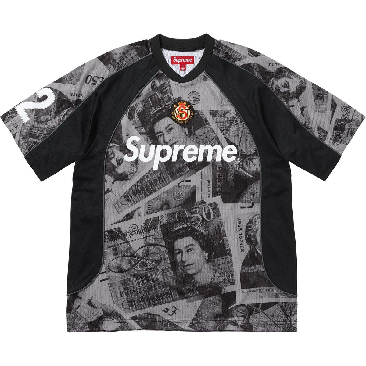 Supreme Pounds Soccer Jersey Black