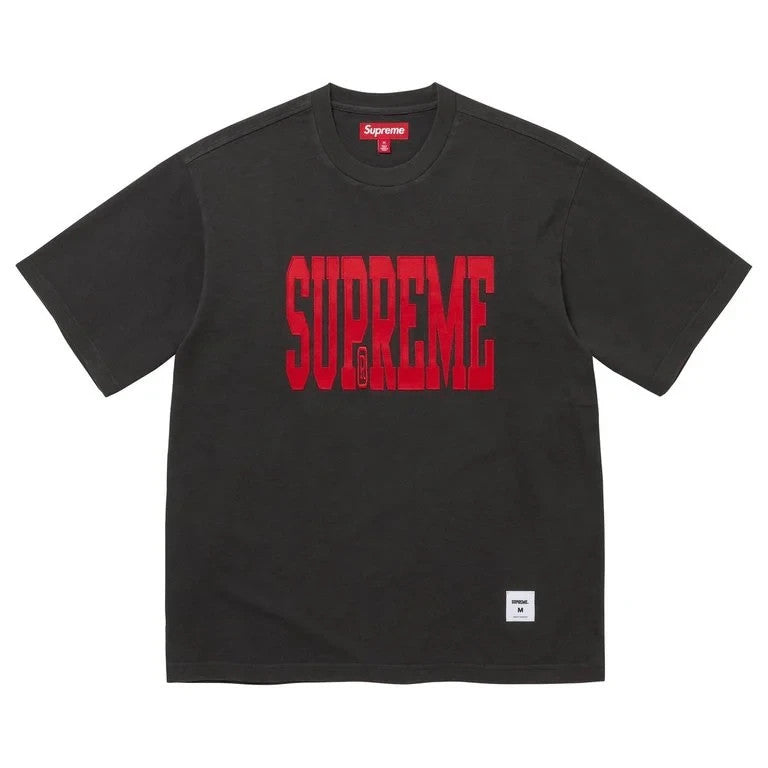 Supreme Stretch AppliquÃ© S/S Top Black