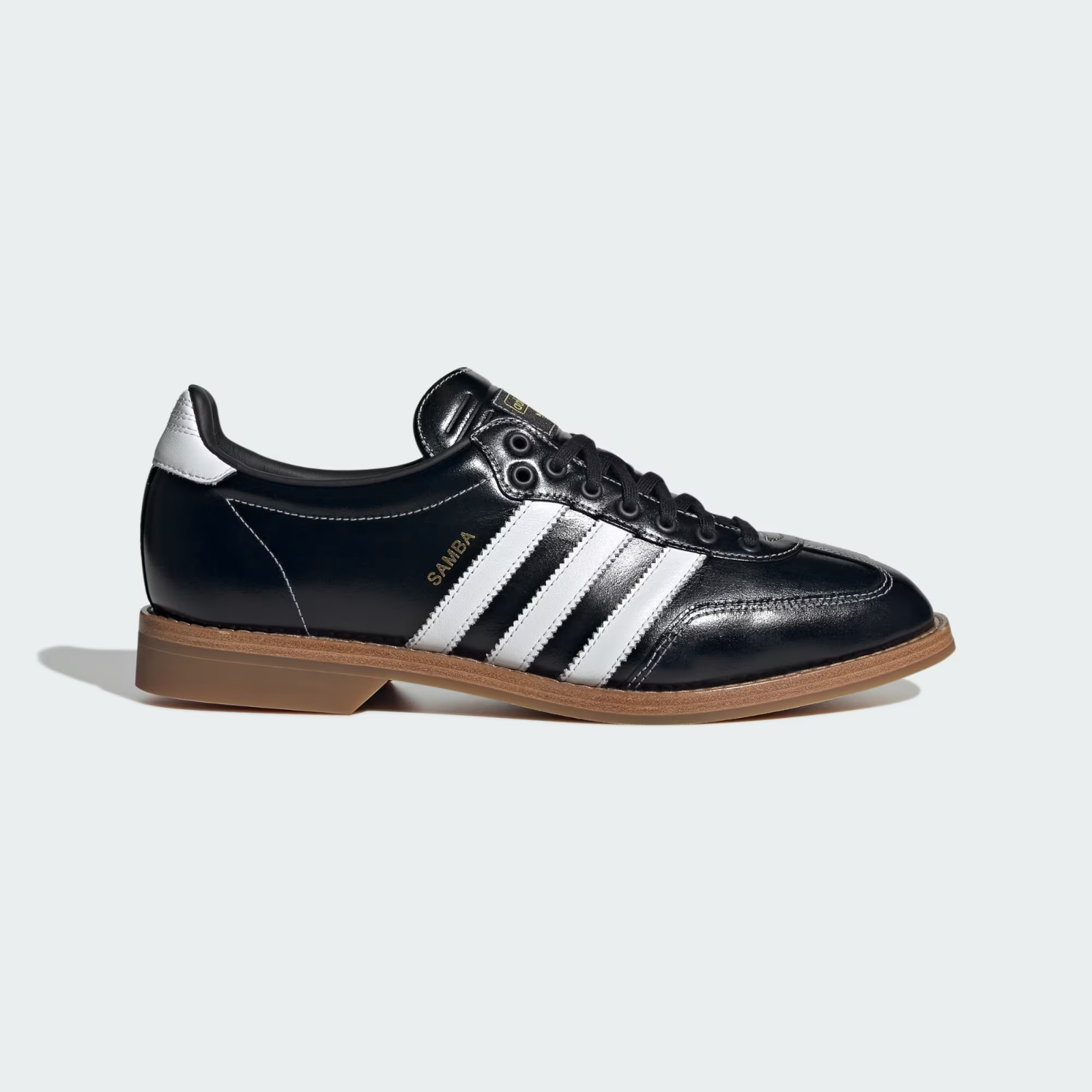 KI9995 adidas Samba Bowling Core Black Cloud White Ecru Tint (Men's)
