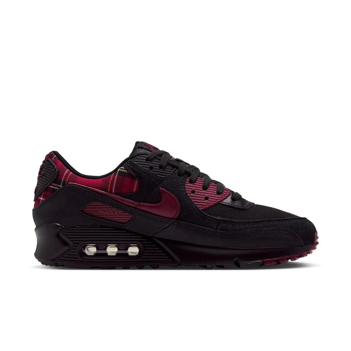 IR5598-020 Nike Air Max 90 "Black/Team Red" (Women's)