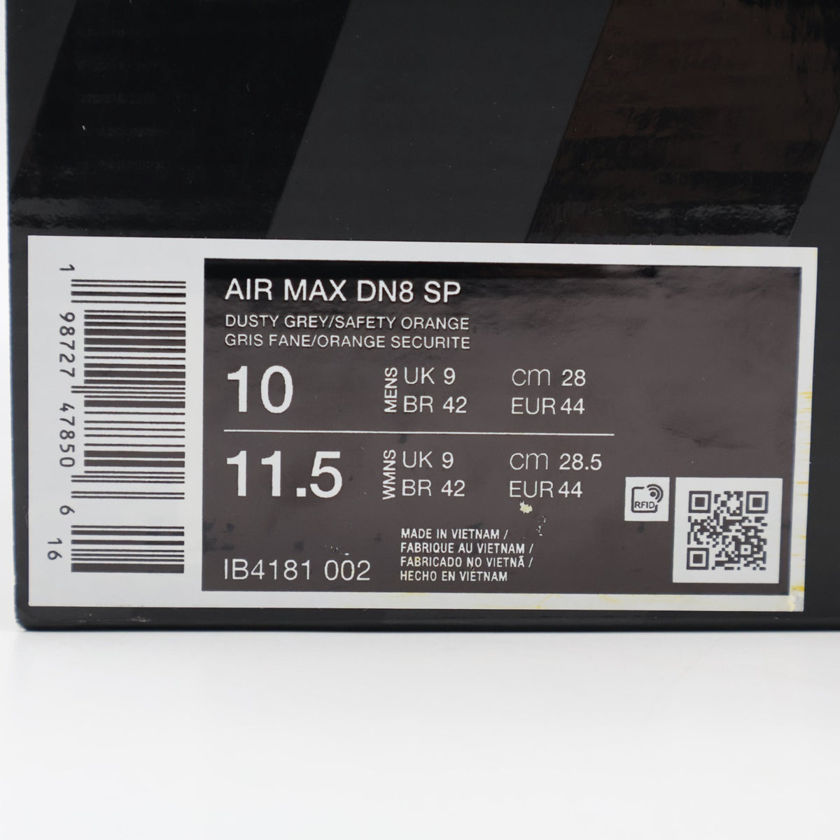 IB4181-002 PALACE x Nike Air Max DN8 Dusty Grey Safety Orange Particle (Men's)