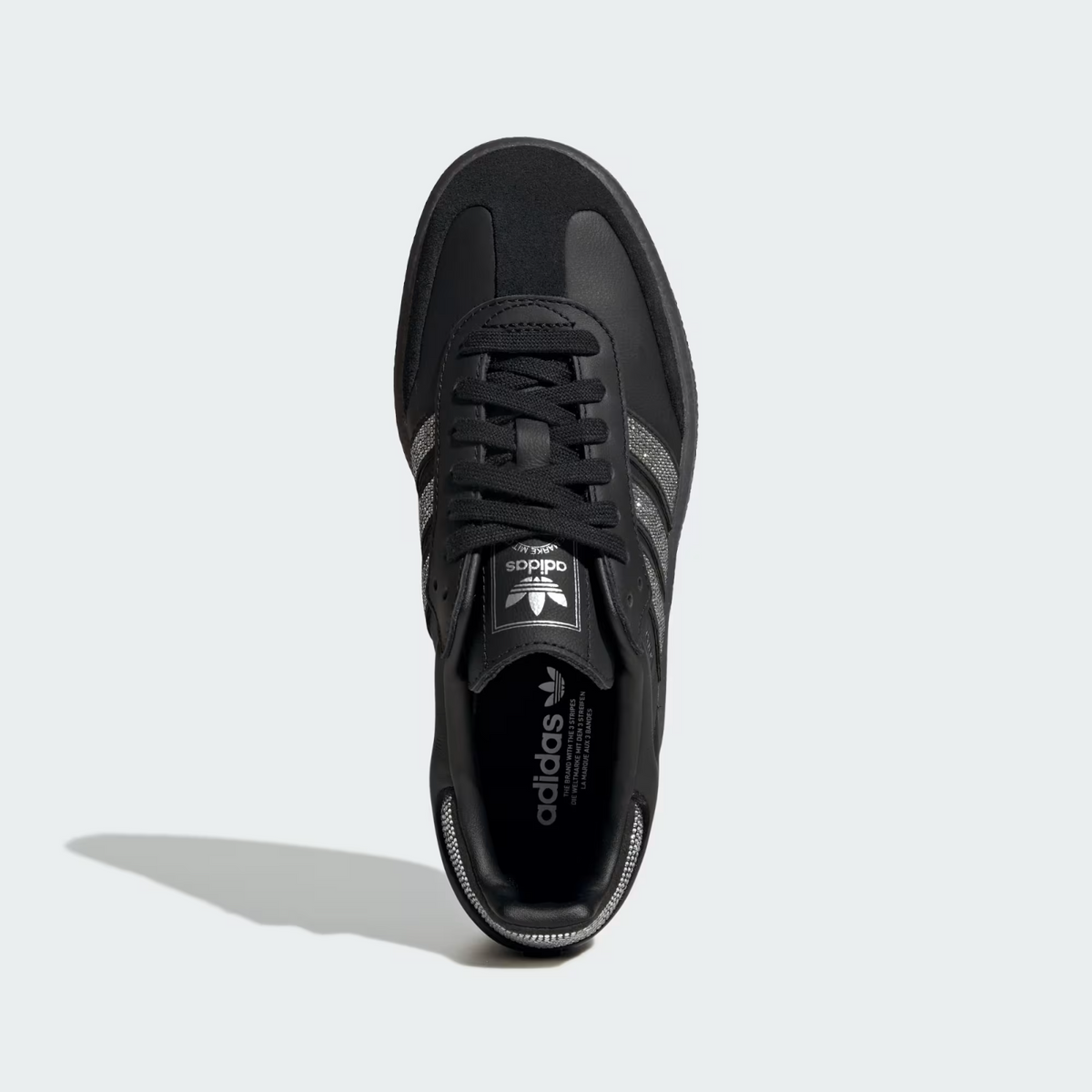 IH4045 adidas Sambae Core Black Silver Metallic Gum (Women's)