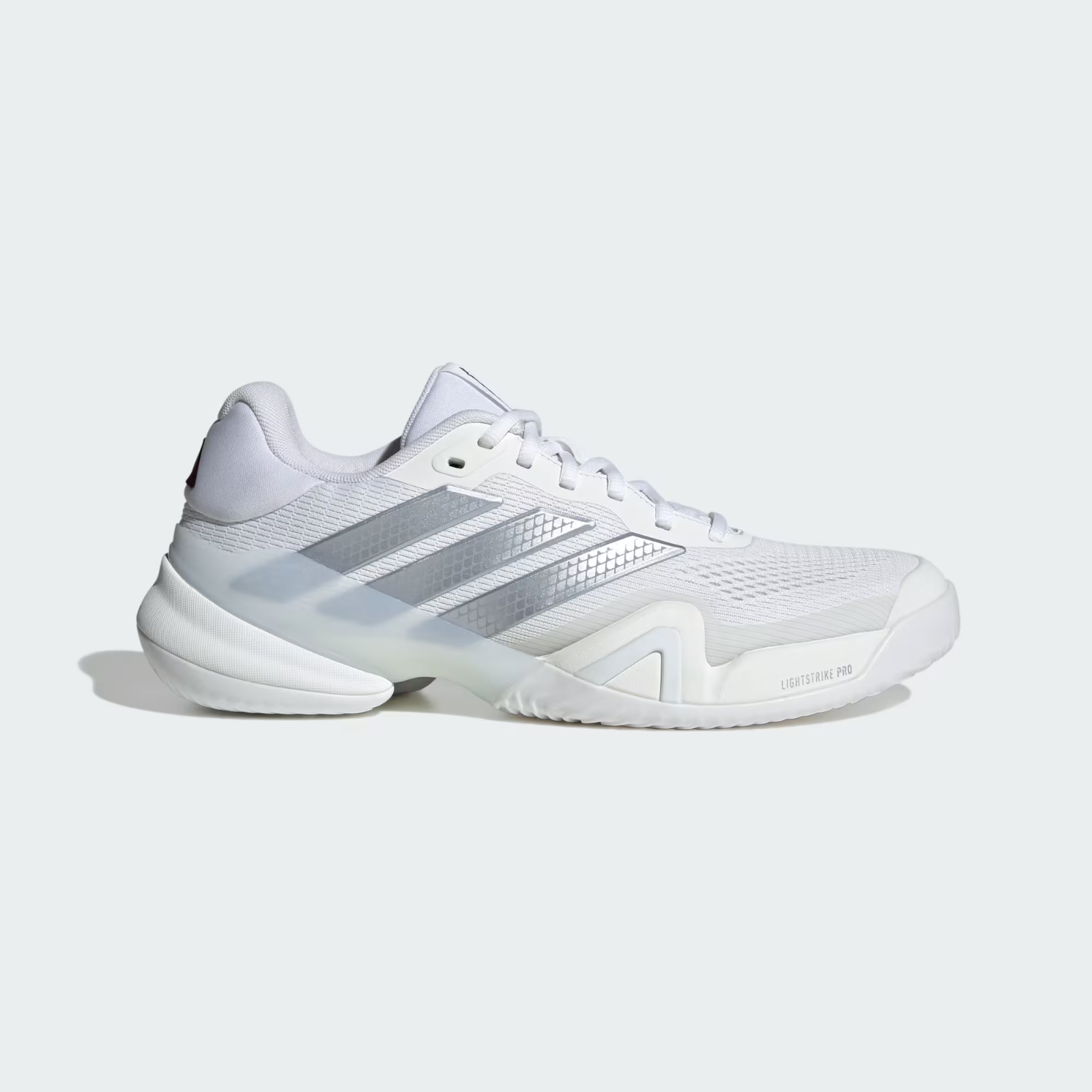 KK4377 adidas Barricade 14 Tennis "Cloud White/Tech Grey Metallic" (Men's)