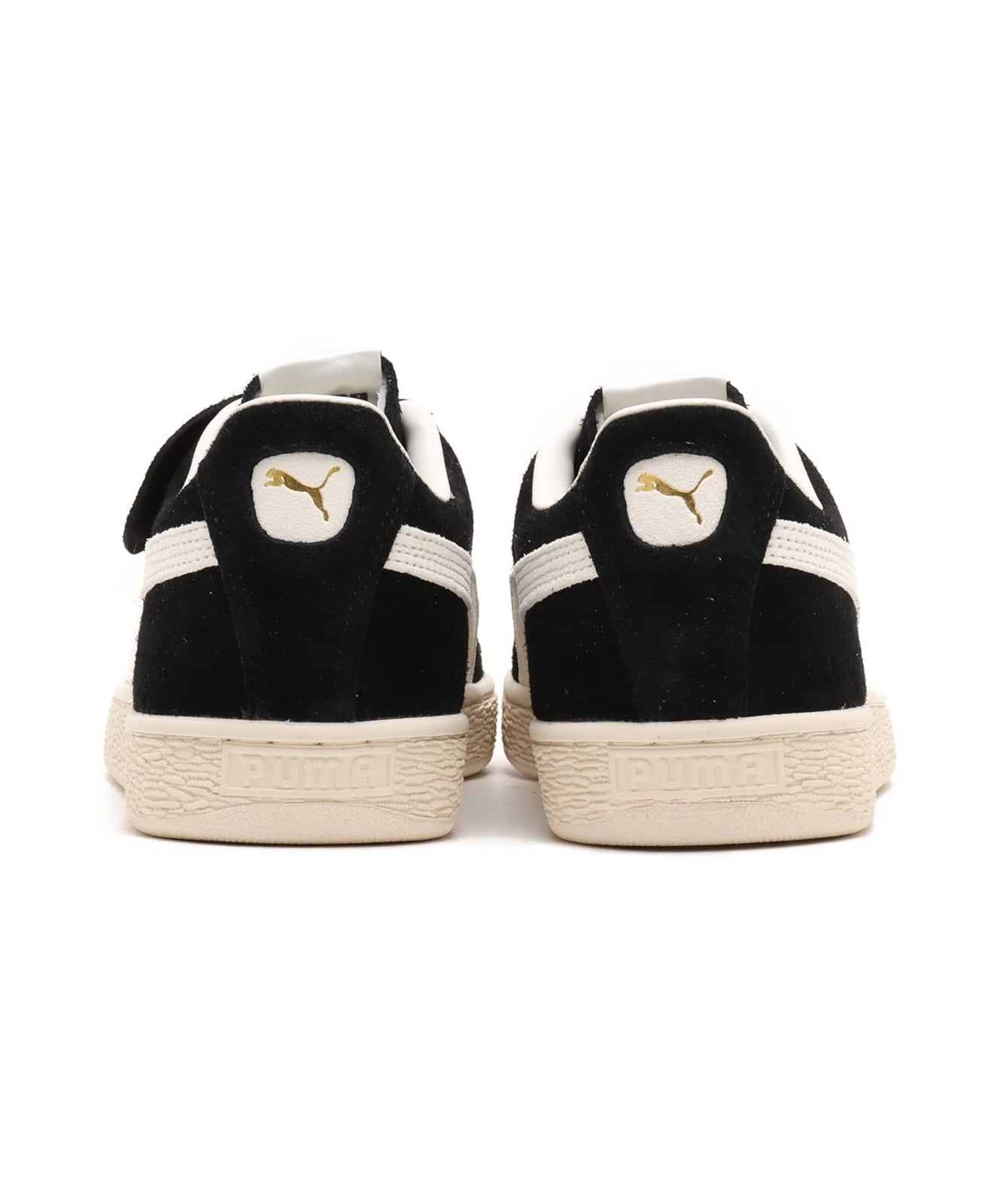 403700-01 Puma Suede Charles F Stead 1 Puma Black Puma White (Men's)