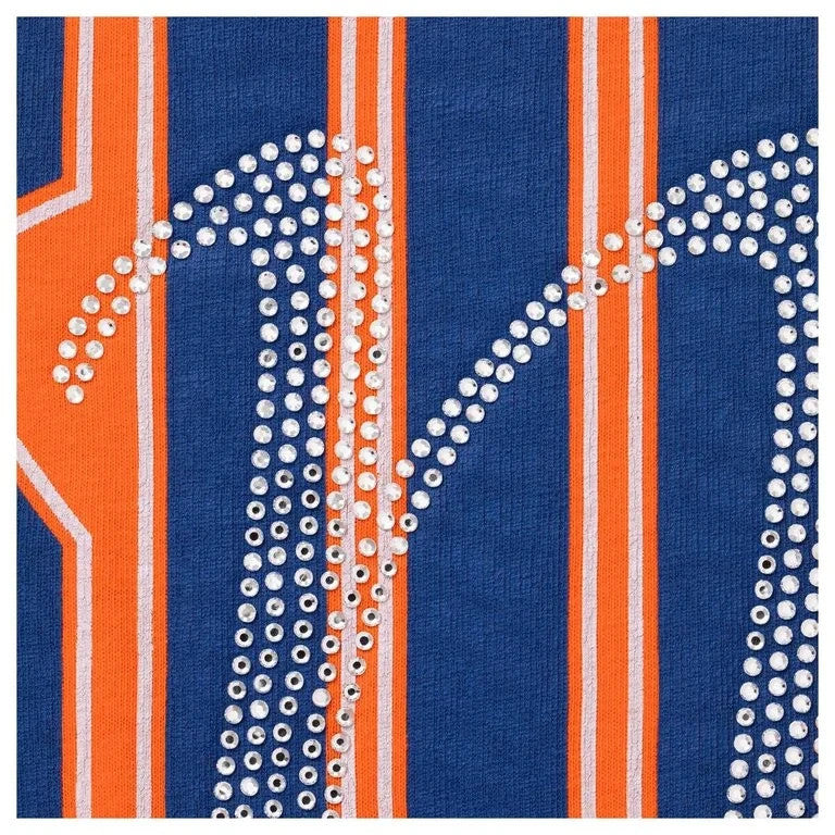 Supreme Rhinestone Script S/S Top Orange