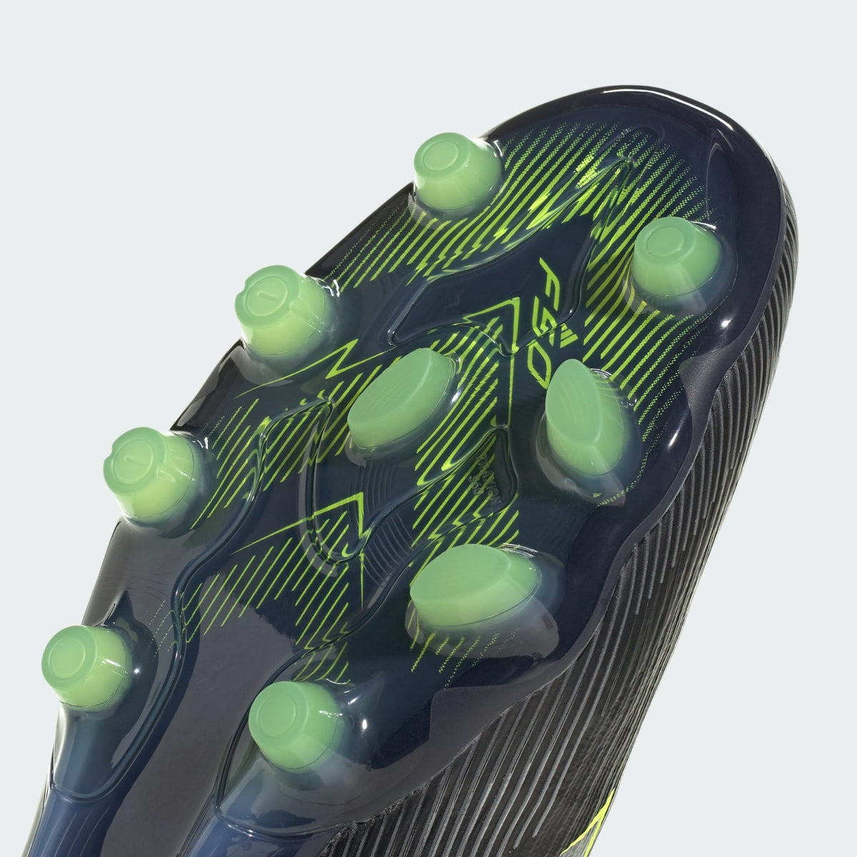 JR1702 adidas F50 Elite HG AG Japan Core Black Iron Metallic Lucid Lemon (Men's)