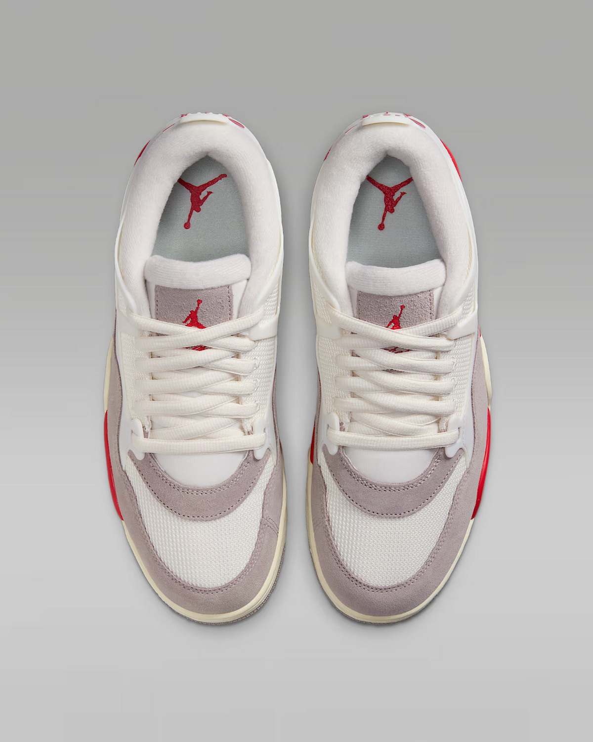 HF8126-100 Nike Air Jordan 4 RM Sail College Grey Coconut Milk Fire Red (Men's)