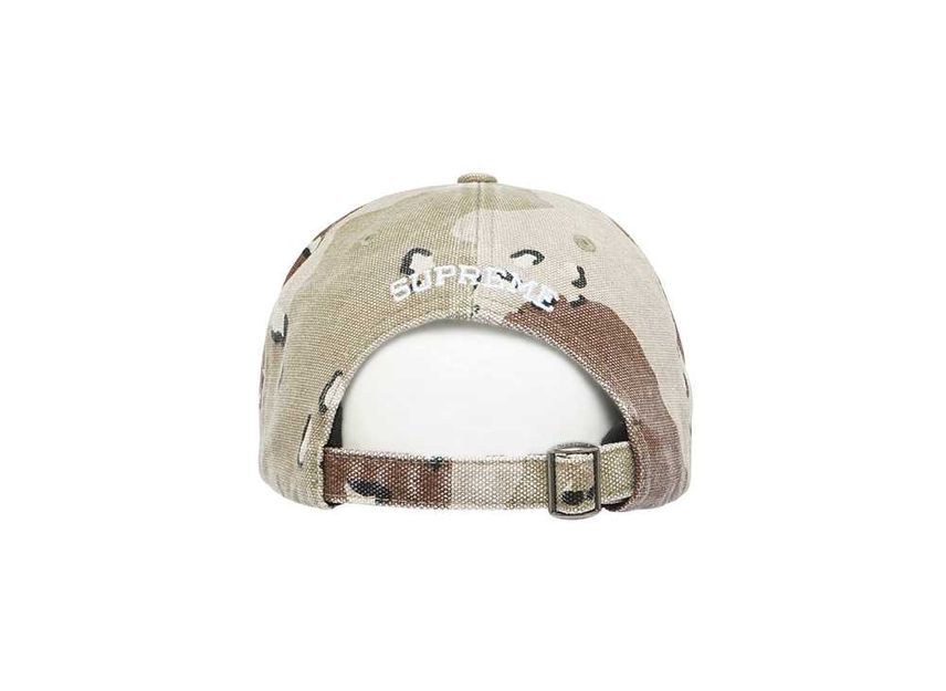 Supreme Pigment S Logo 6-Panel Chocolate Chip Camo
