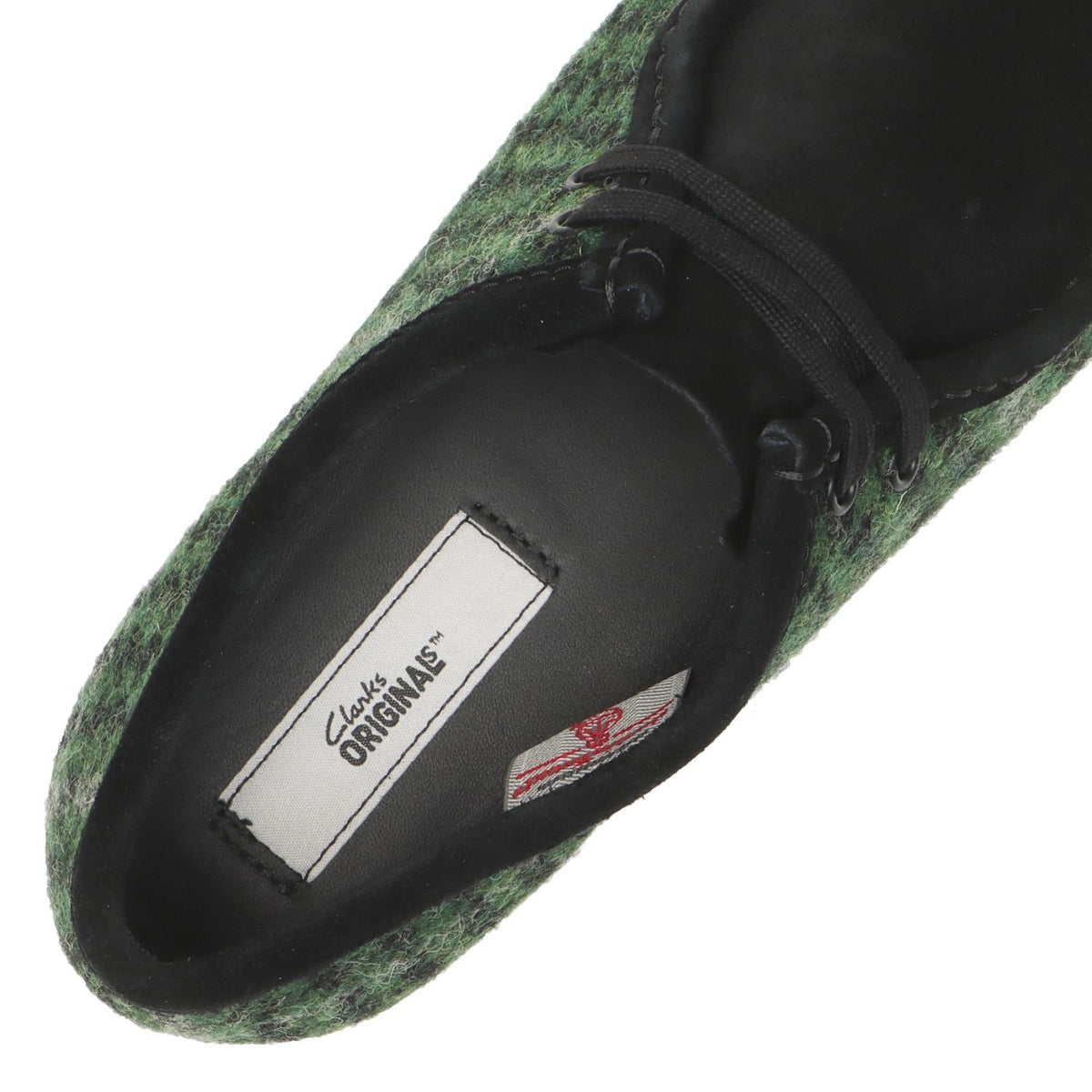26182790 Harris Tweed Ã Clarks Wallabee Green Tweed Combi ( Men's )