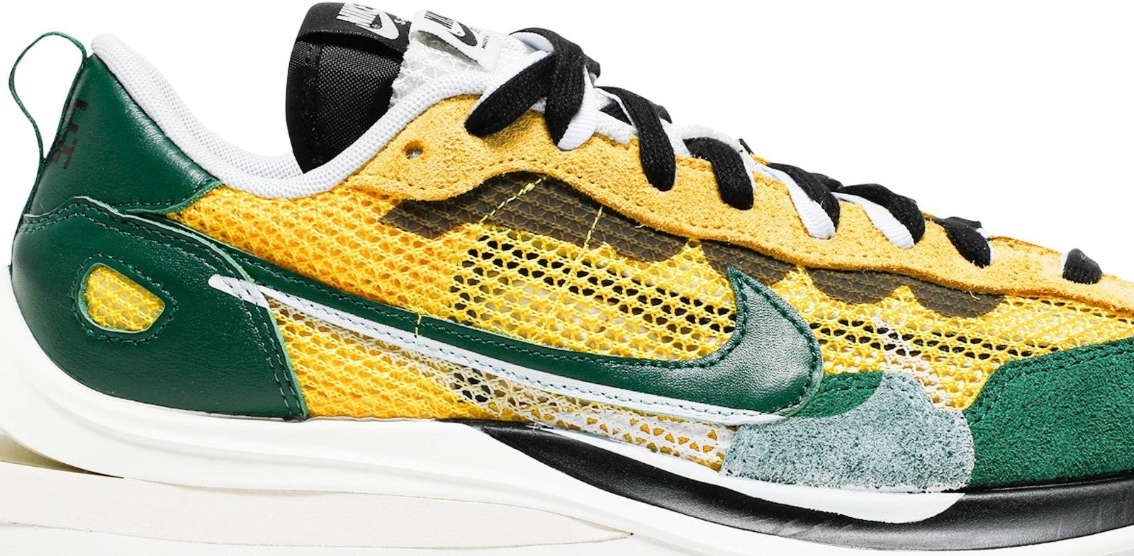 CV1363-700 sacai Ã Nike Vapor Waffle "Tour Yellow/Stadium Green-Sail" (Men's)