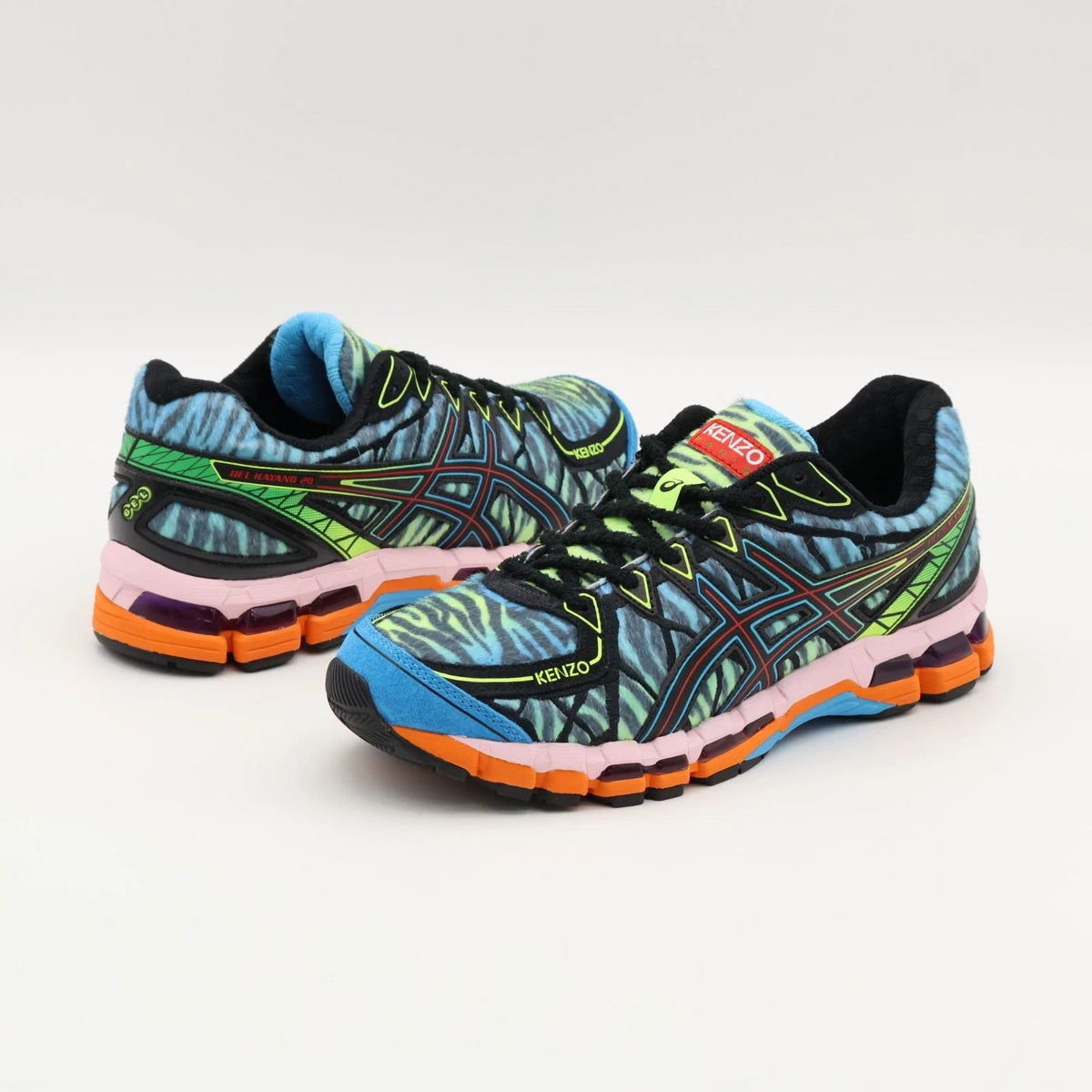 1201B032-400 KENZO Asics Gel-Kayano 20 Digital Aqua Black (Men's)