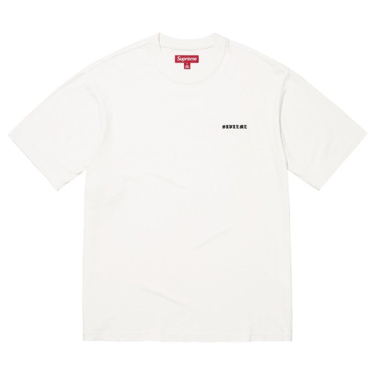 Supreme Washed S/S Top White