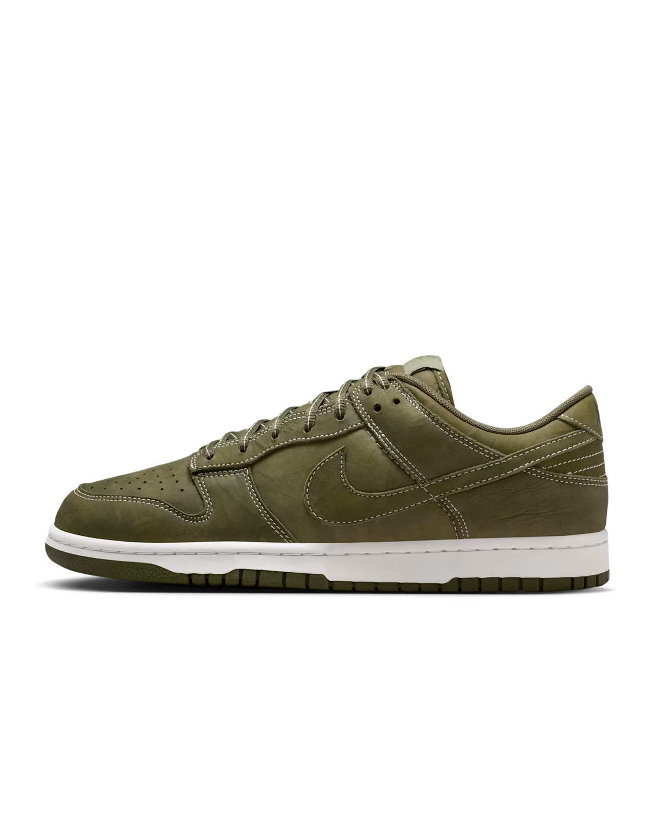 IO4550-200 Nike Dunk Low Medium Olive Summit White (Men's)