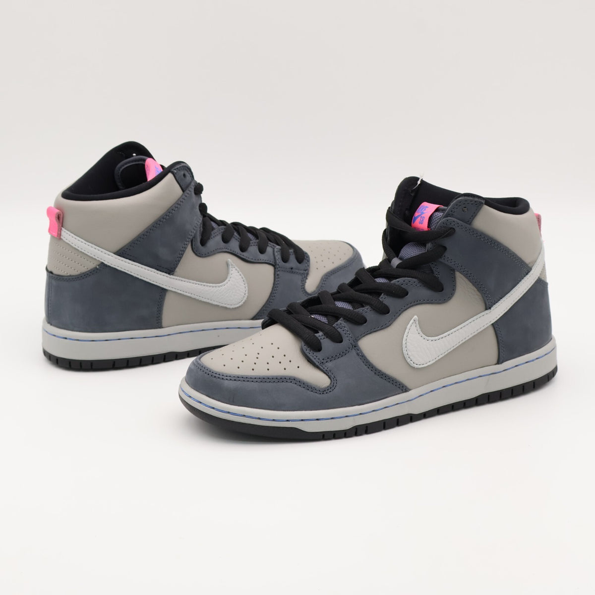 DJ9800-001 Nike SB Dunk High Pro Medium Grey Pink Flint Flamingo Gray Fog
