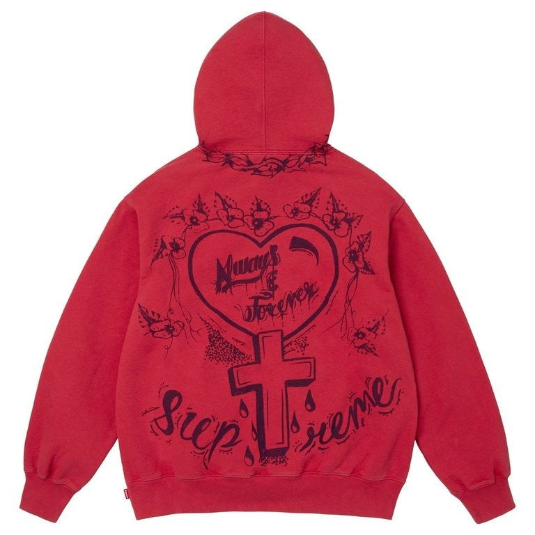 Supreme Forever Hooded Sweatshirt Red