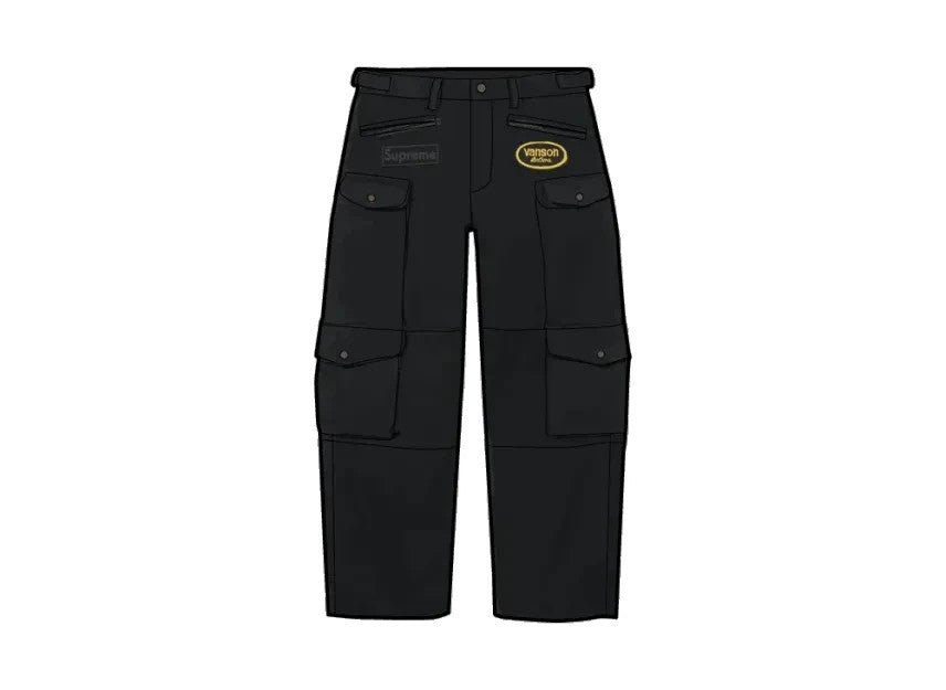 Supreme x Vanson Leathers Cordura Pant "Black"