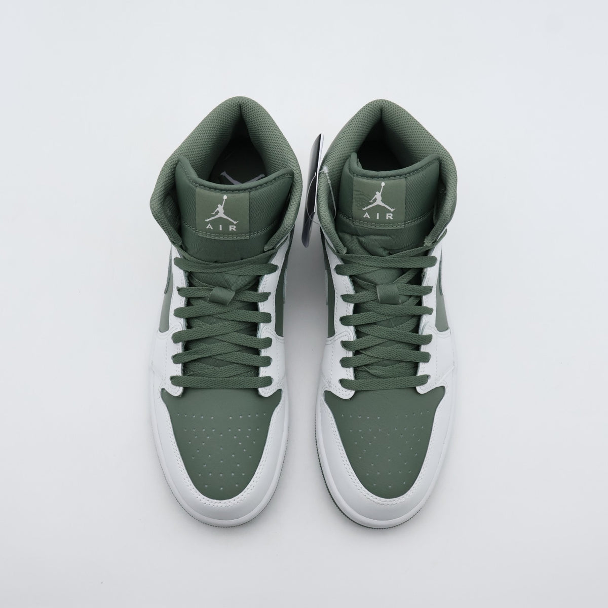 DQ8426-107 Air Jordan 1 Mid Summit White Vintage Lichen (Men's)
