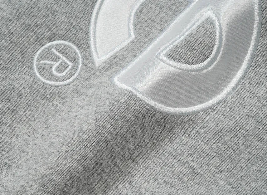 Supreme Satin Applique Sweatpant (26SS) "Heather Grey"