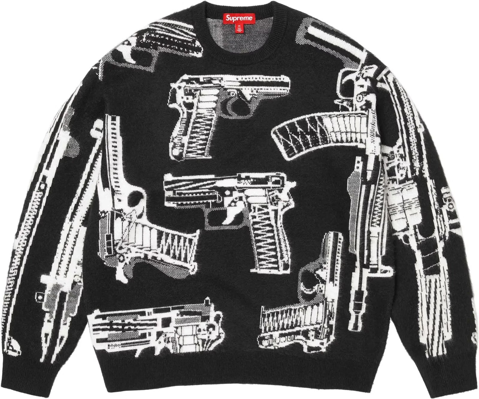 Supreme Guns Sweater Black