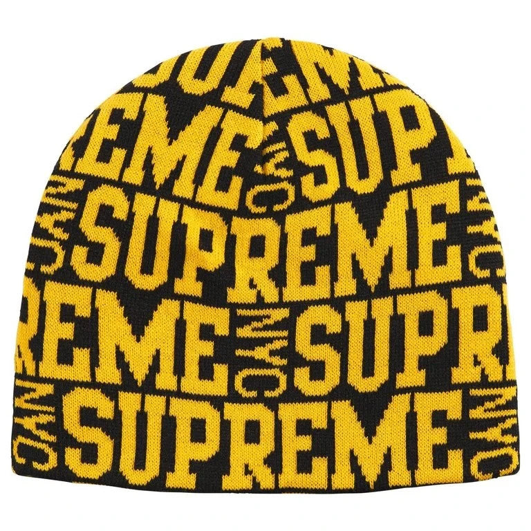 Supreme Reversible Camo Beanie Black