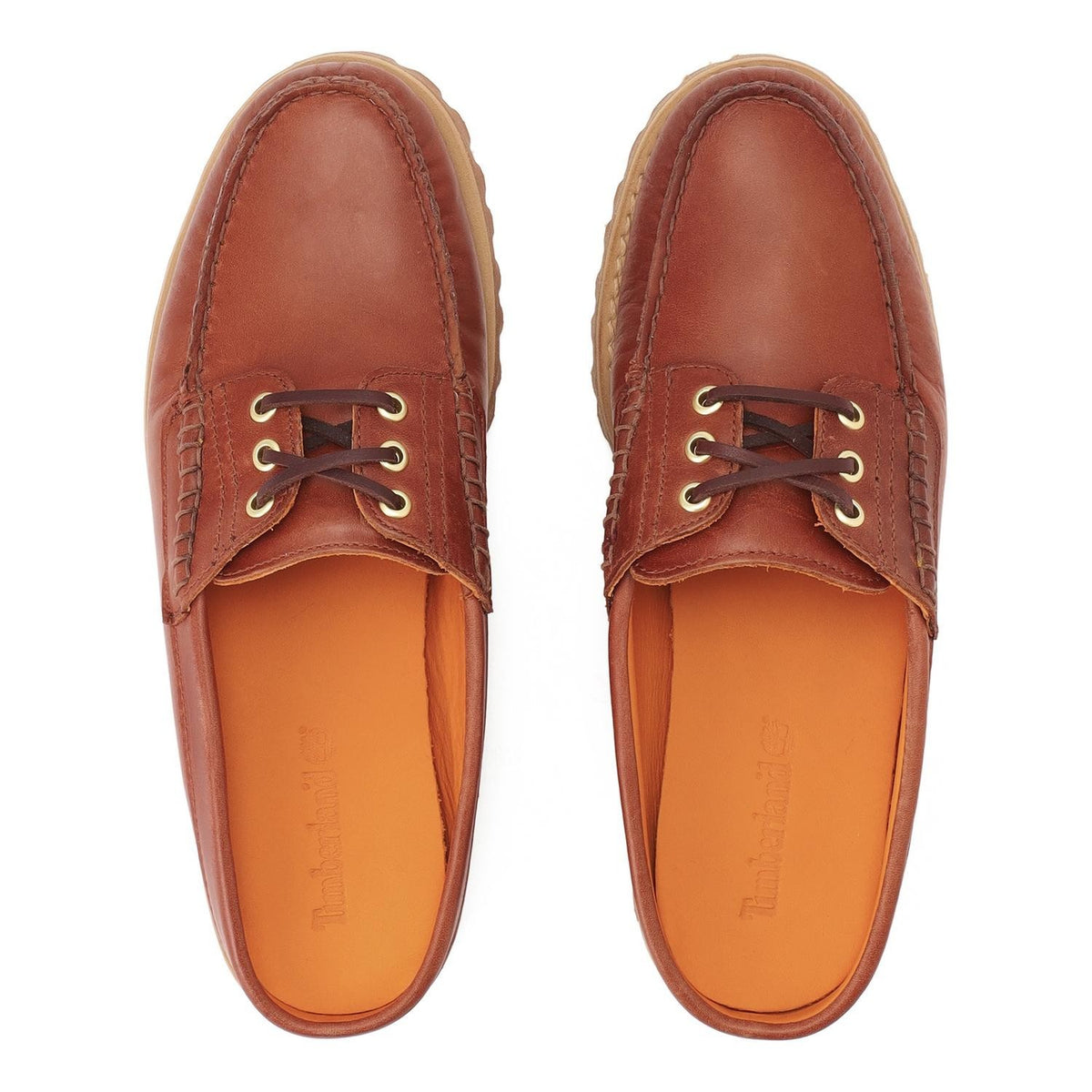 A6ETDEM6 Timberland 3-Eye Vibram Sole Mule Rust (Men's)