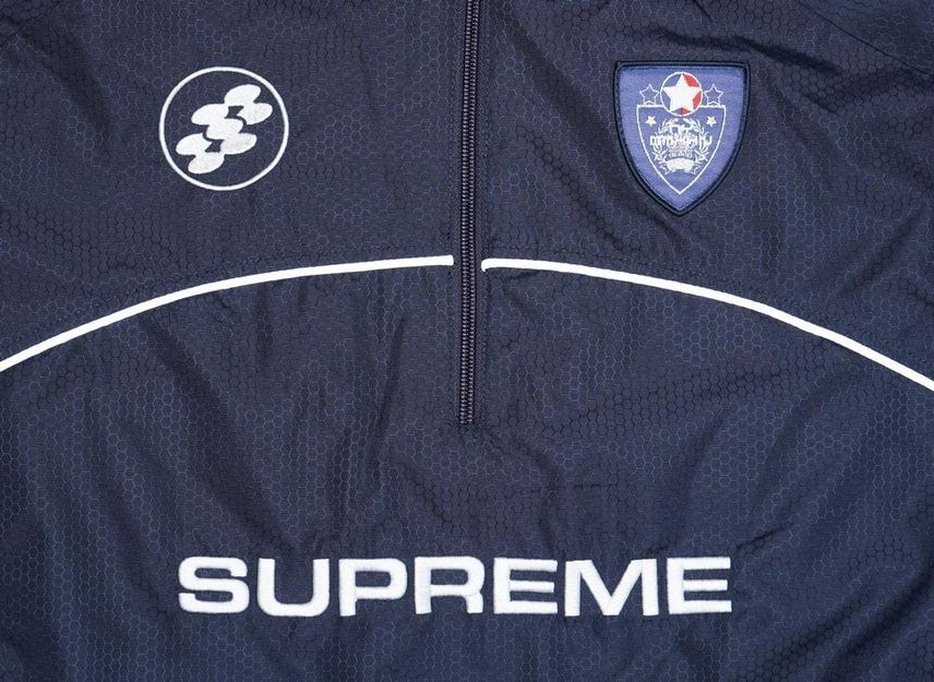 Supreme Reflective Piping Pullover Navy