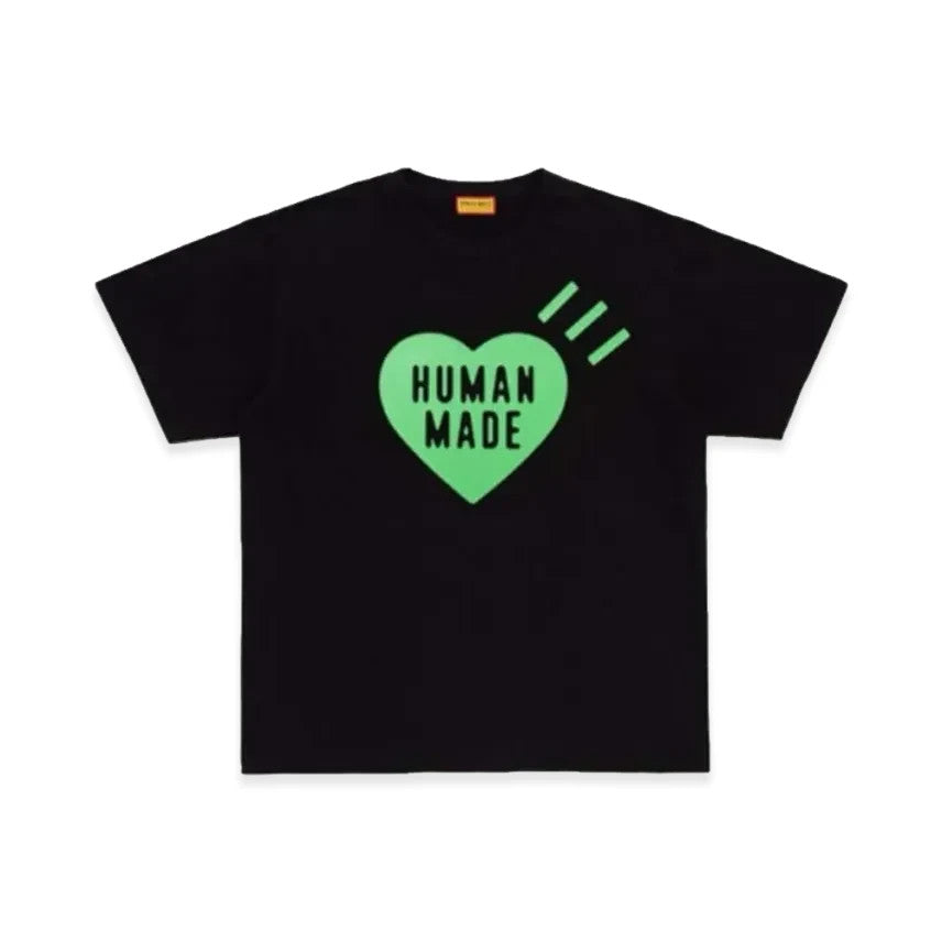 HUMAN MADE Heart T-Shirt Kyoto 1928 Store Limited Black HM31TE052