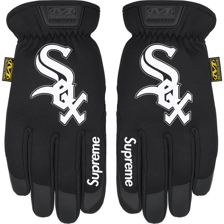 Supreme Mechanix MLB FastFit Teams Gloves Black
