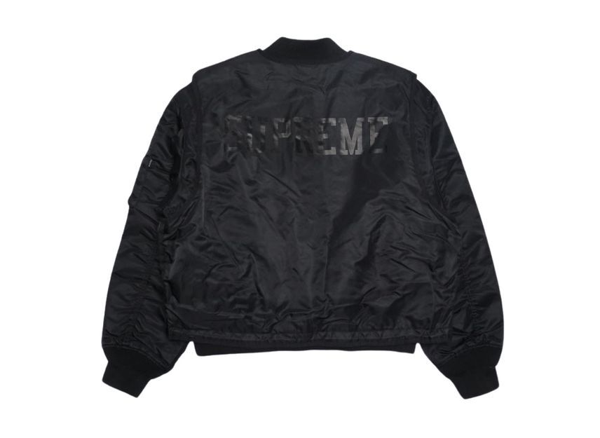 Supreme 2-in-1 MA-1 Vest Black