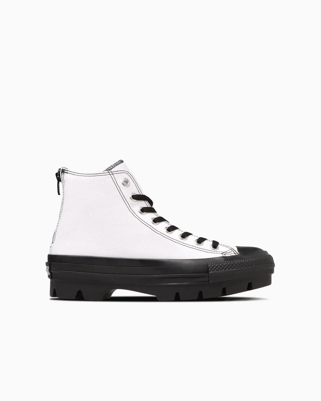 31311790 Converse All Star Chunk Backzip Hi White Black (Men's)