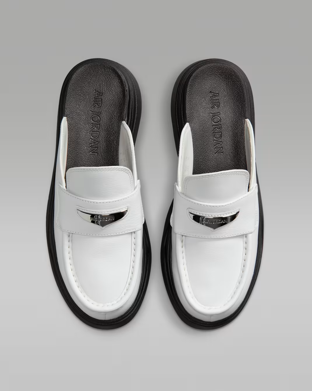 HJ4292-100 Nike Air Jordan Mule Summit White Black Metallic Silver (Women's)