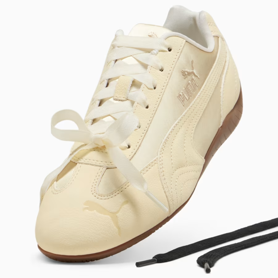 407673-01 Puma Speedcat Etoile "Buttercream/Gum" (Women's)