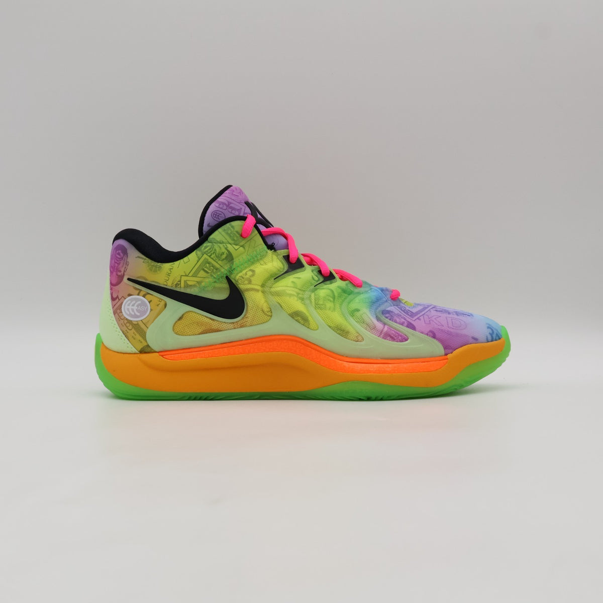 HF1810-700 / HF1811-700 Nike KD 17 Barely Volt Hyper Pink Total Orange (Men's)