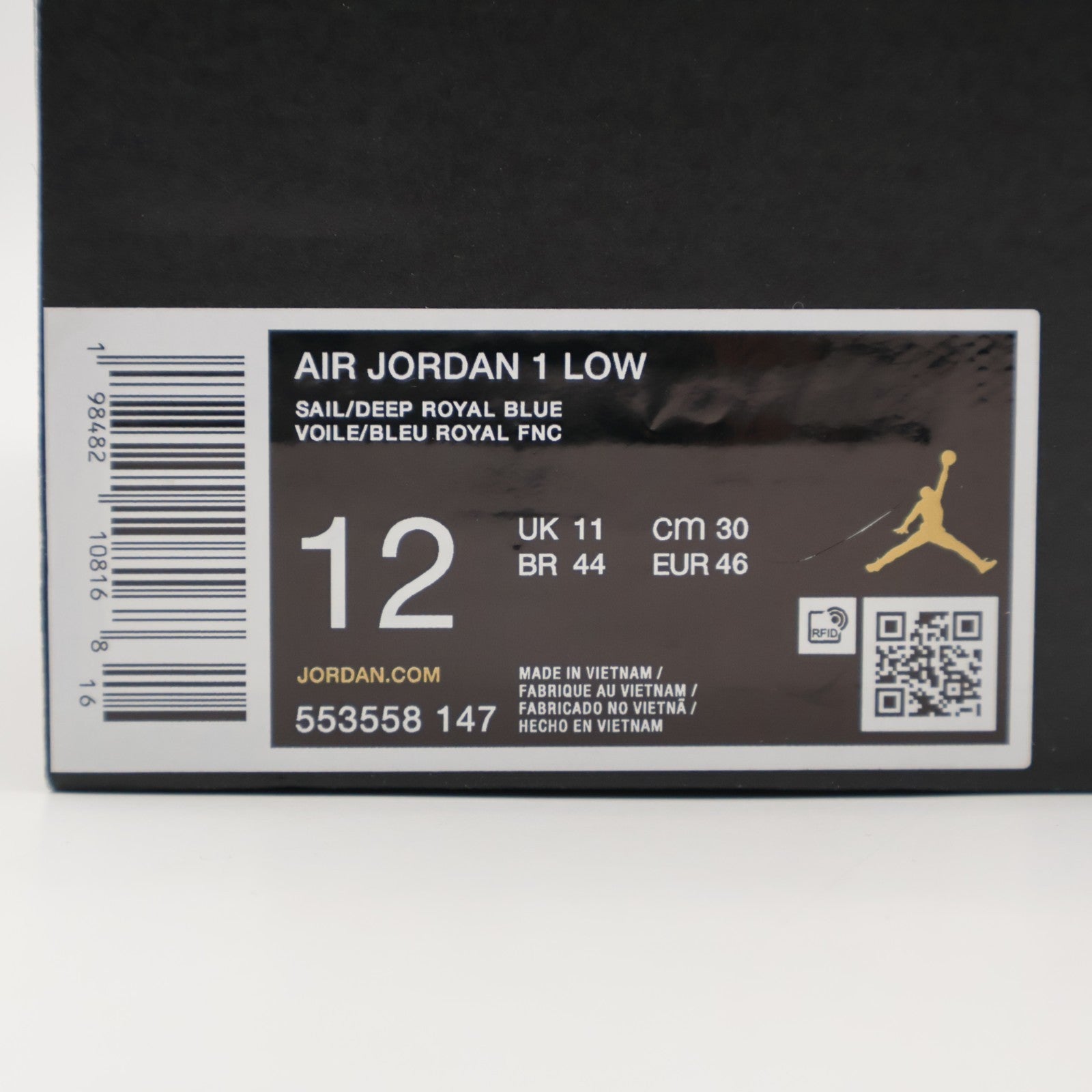 553558-147 Nike Air Jordan 1 Low Seahawks (Men's)