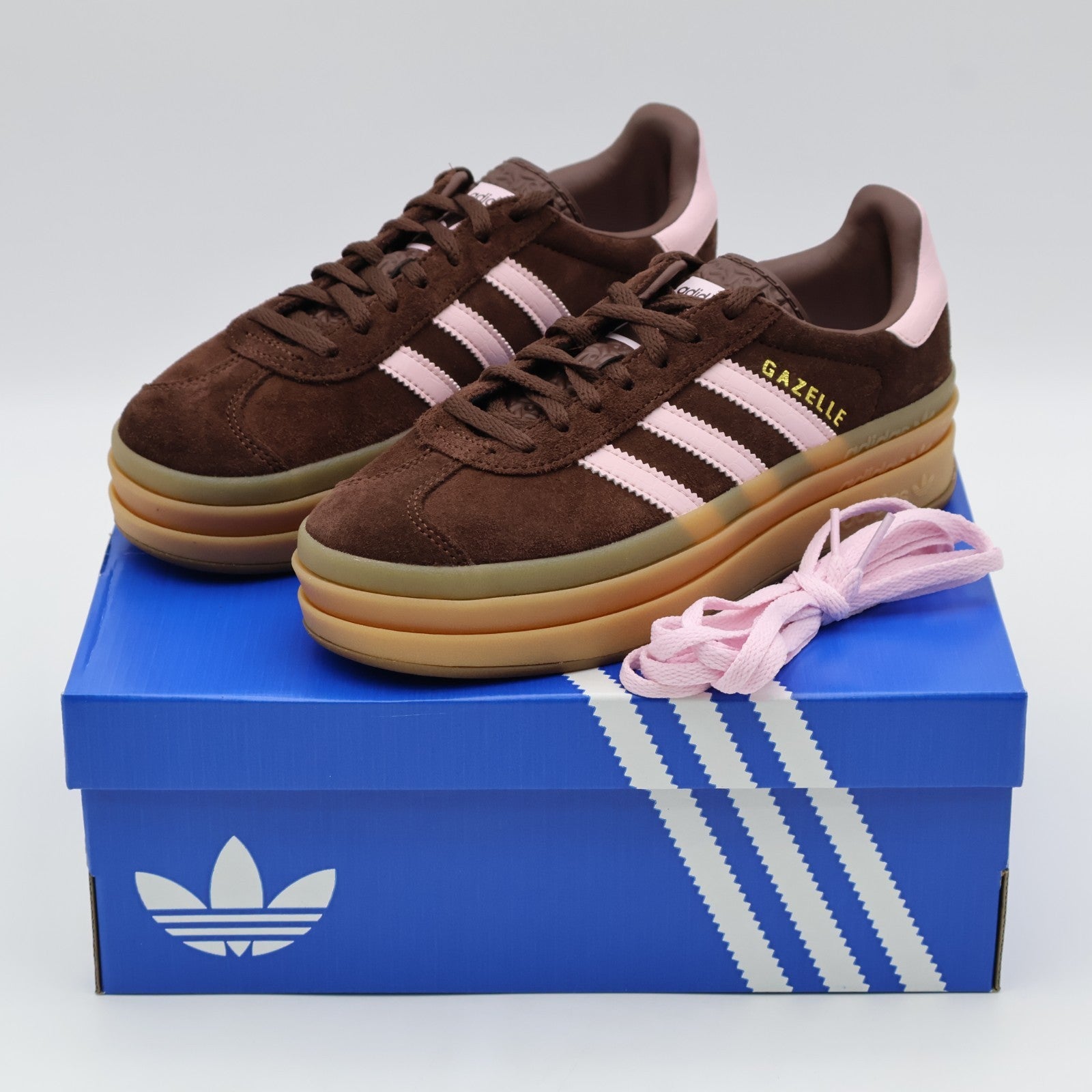 JR7523 adidas Originals Gazelle Bold Auburn Clear Pink Gum (Men's)