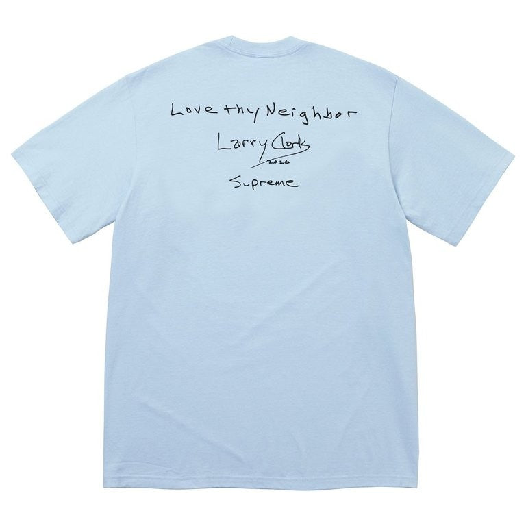 Supreme x Larry Clark Neighbor Tee Powder Blue