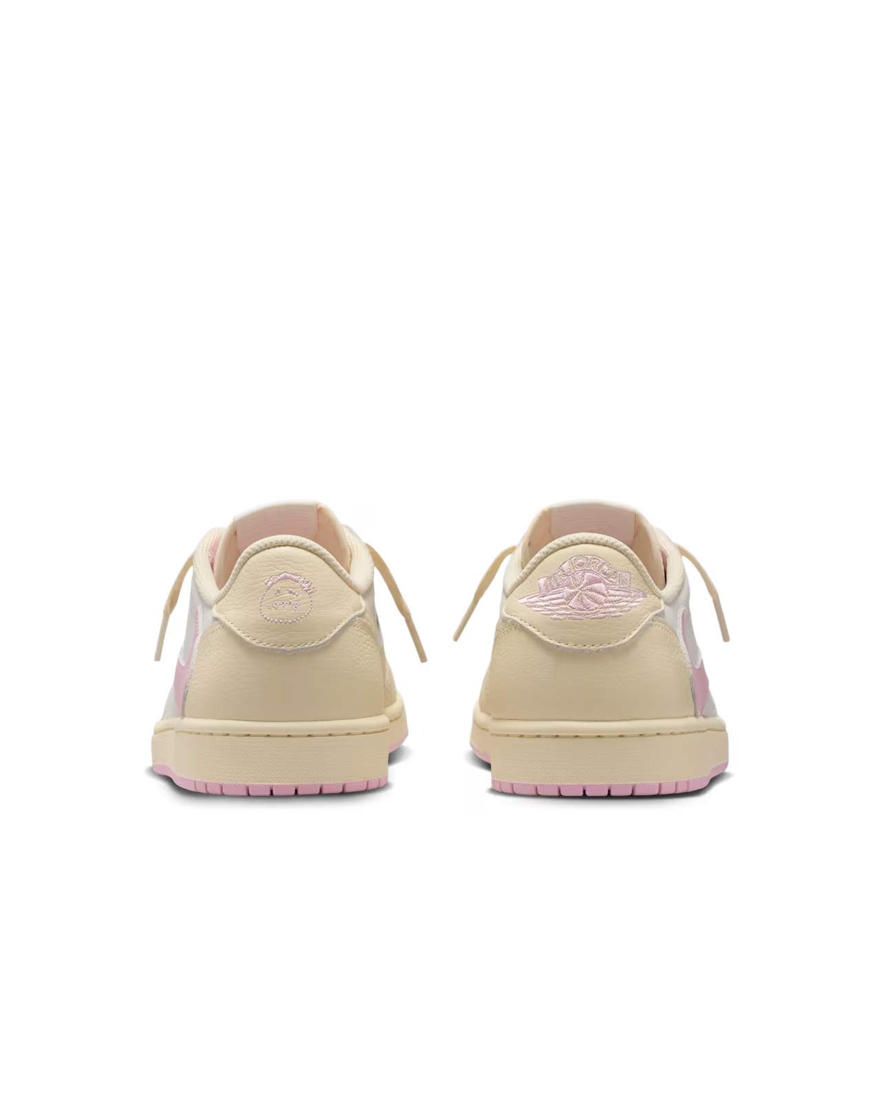 IQ7604-100 Travis Scott Ã Nike Air Jordan 1 Retro Low OG"Muslin/Shy Pink"(Men's)