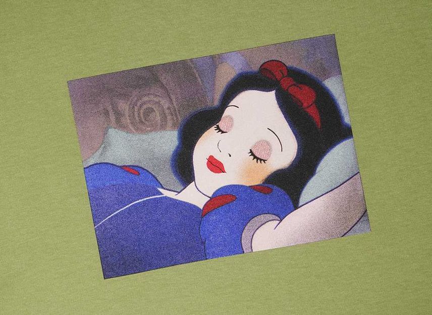 Supreme Snow White Tee Moss