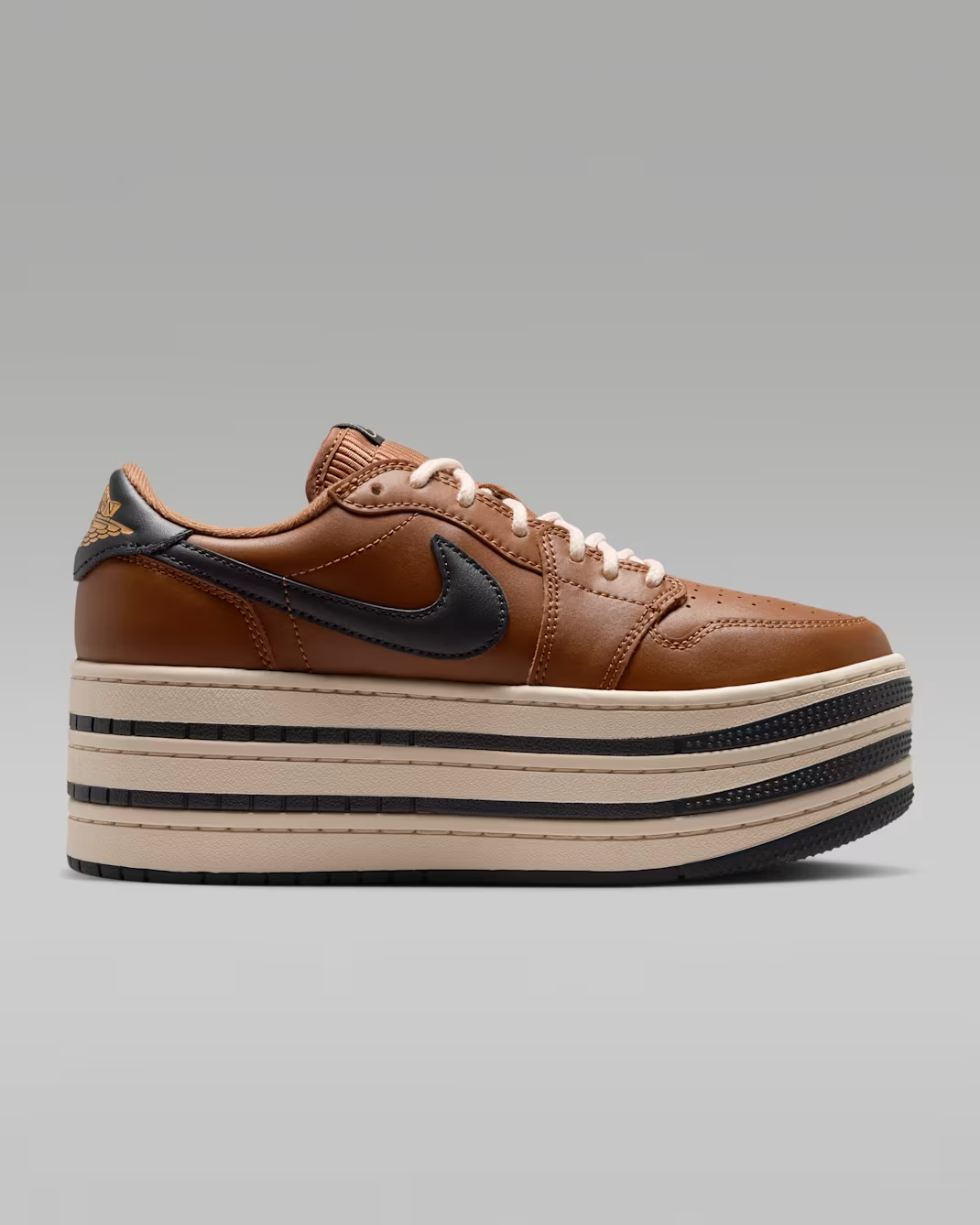 IV5086-200 Nike Air Jordan 1 Triple Stack SE "Light British Tan" (Women's)