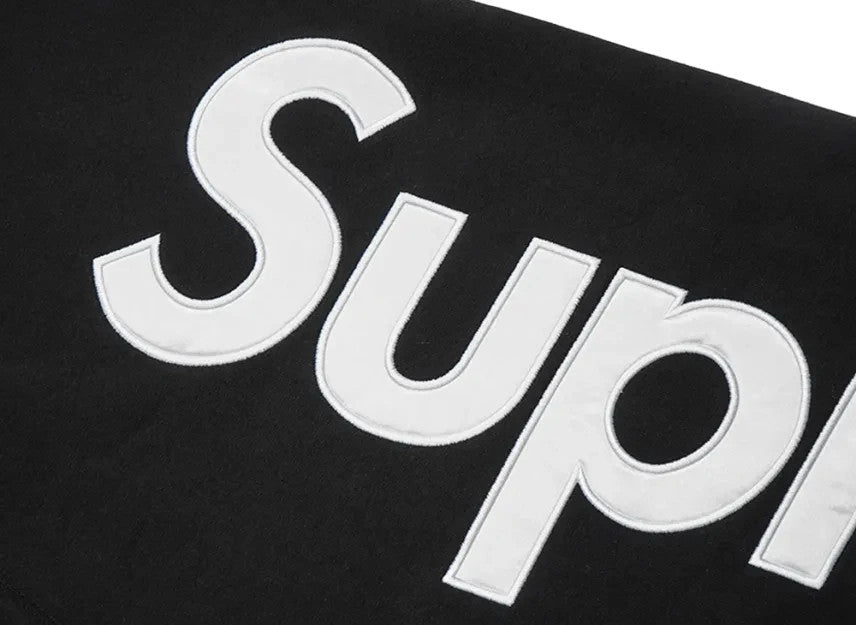 Supreme Satin Applique Sweatpant (26SS) "Black"