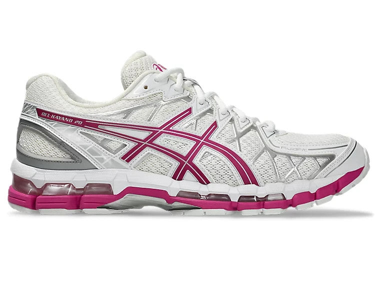 1203A388-108 Asics Gel-Kayano 20 "White/Raspberry" (Men's)