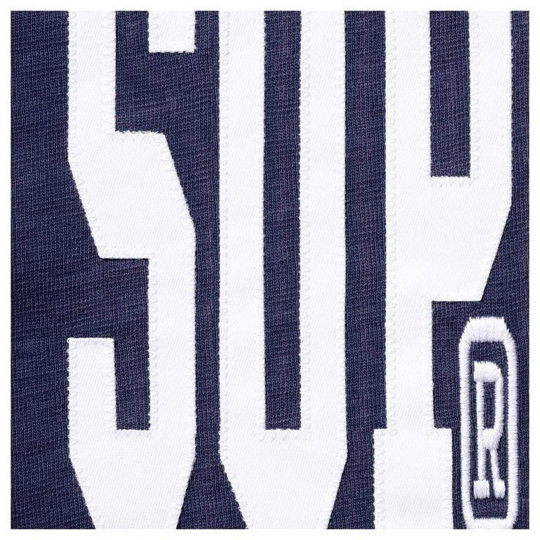 Supreme Stretch Applique S/S Top Navy