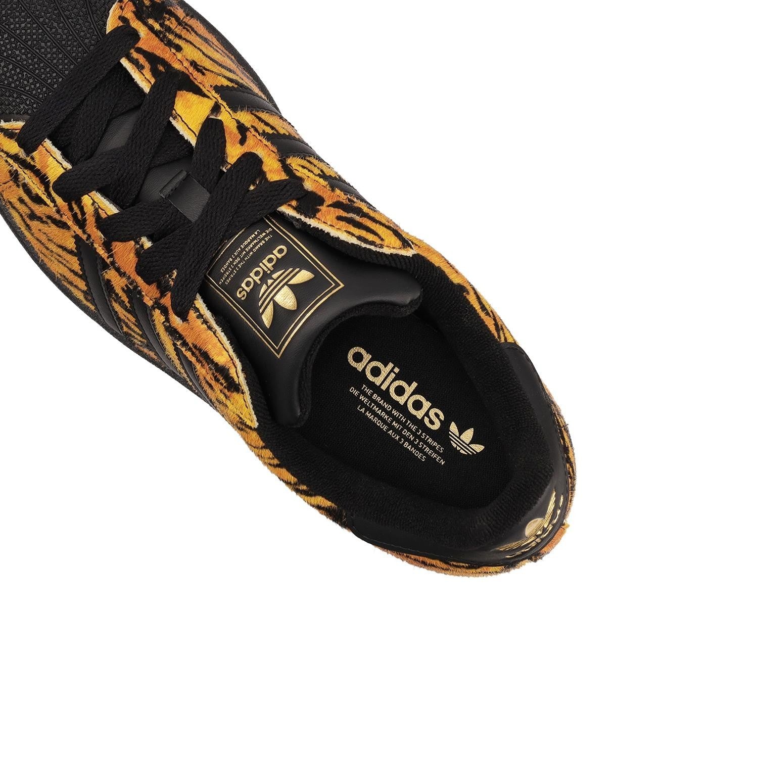 IH1633 adidas SUPERSTAR II YELLOW/CBLACK/GOLDMT (Women's)