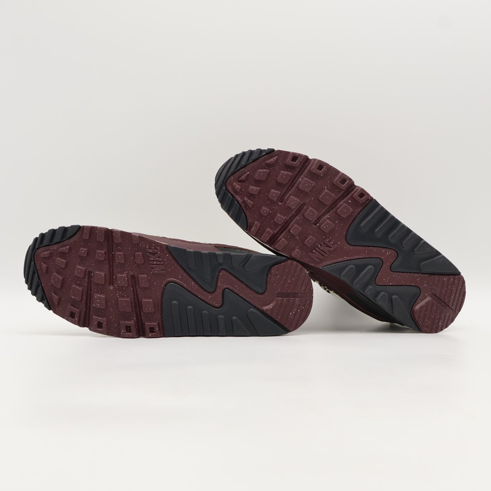 IF1619-102 Nike Women's Air Max 90 Leopard Burgundy (Women's)