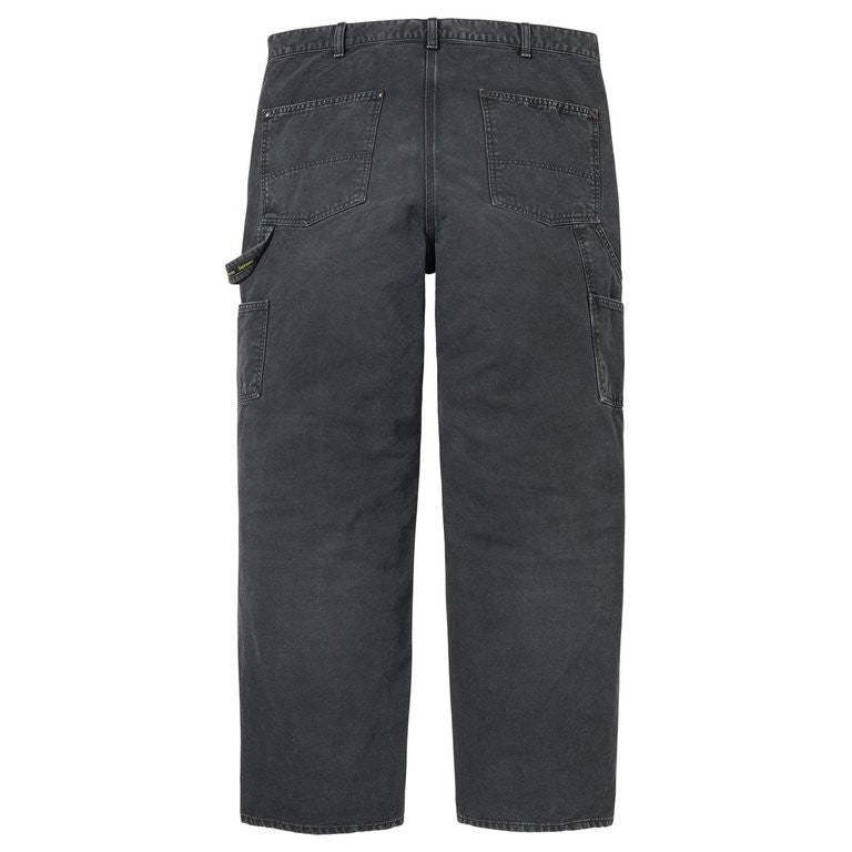 Supreme Worn Double Knee Painter Pant Black (26FW)